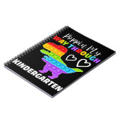 Carnet Dinosaur Poppin My Way Through Kindergarten (Côté gauche)