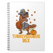 Carnet Dinosaur Thanksgiving Garçons Dinde Saurus T rex E (Devant)