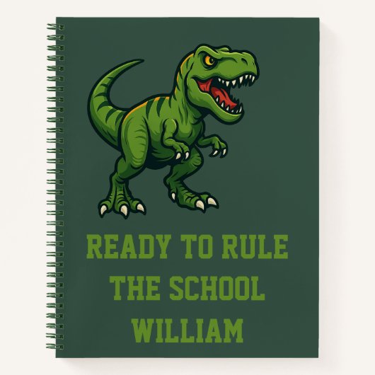 Carnet Dinosaur Tyrannosaurus Citation Rex (Devant)