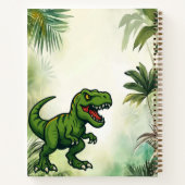 Carnet Dinosaur Tyrannosaurus Rex citation jungle (Dos)