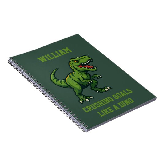 Carnet Dinosaur Tyrannosaurus Rex Jurassique citation (Côté Droit)