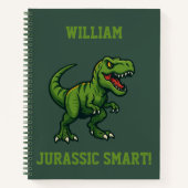 Carnet Dinosaur Tyrannosaurus Rex Jurassique citation (Devant)