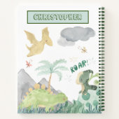 Carnet Dinosaure Aquarelle (Dos)
