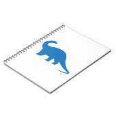 Carnet Dinosaure Bleu (Côté gauche)