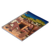 Carnet Dinosaure cool Personnalisé dessin animé pour enfa (Côté gauche)