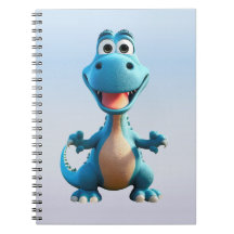 Carnet Dinosaure Cute 6,5 x 8,75 pouces