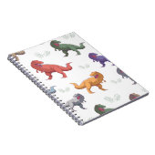 Carnet Dinosaure de dessin animé dino t rex Motif mignon  (Côté Droit)