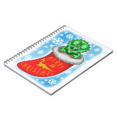 Carnet Dinosaure de Noël (Côté gauche)