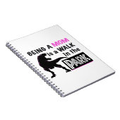 Carnet Dinosaure drôle Être maman est une promenade dans  (Côté Droit)