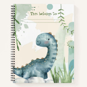 Carnet Dinosaure Garçon/Fille