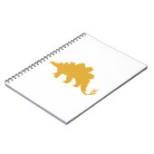 Carnet Dinosaure jaune (Côté gauche)