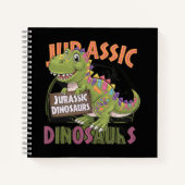 Carnet dinosaure jurassique (Devant)