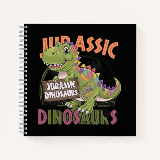 Carnet dinosaure jurassique (Devant)
