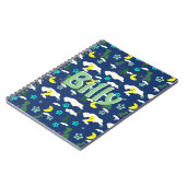 Carnet Dinosaure personnalisé (Côté gauche)