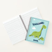 Carnet Dinosaure personnalisé mignon (Intérieur)