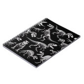 Carnet Dinosaure Skeletons Fossiles Bons Blancs (Côté gauche)