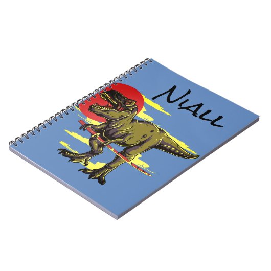 Carnet Dinosaure tendance (Côté gauche)