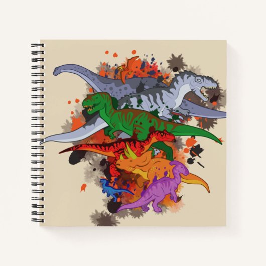 Carnet Dinosaures (Devant)