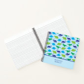 Carnet Dinosaures Bleus Enfant Cute Dino (Intérieur)