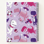 Carnet Dinosaures de l'espace, Dinosaures mignons, Étoile (Dos)