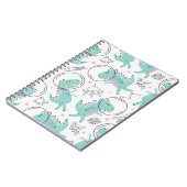 Carnet Dinosaures de l'espace, Dinosaures mignons, Navire (Côté gauche)