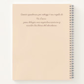 Carnet Dinosaures (espagnol) (Dos)