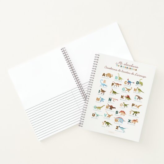 Carnet Dinosaures (espagnol) (Intérieur)