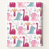 Carnet Dinosaures rose mignonne Recette pour enfants pers (Dos)