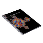 Carnet Dinozaur - art de fractale (Côté Droit)