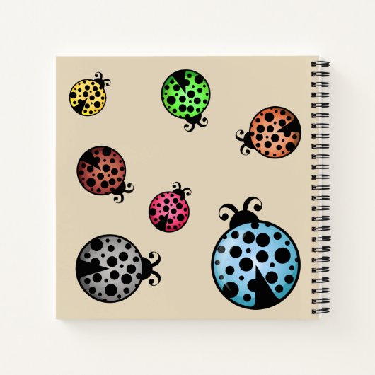 Carnet d'insecte de Ladybird (Dos)