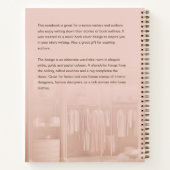 Carnet d'inspiration de couverture de livre rose f (Dos)