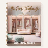 Carnet d'inspiration de couverture de livre rose f (Devant)