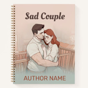Carnet d'inspiration de couverture de livre triste