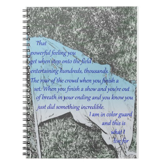 Carnet d'inspiration de drapeau de garde du (Devant)