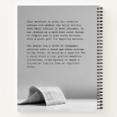 Carnet d'inspiration de la couverture du livre de (Dos)