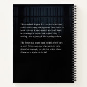 Carnet d'inspiration du carnet de temps de prison (Dos)