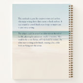 Carnet d'inspiration du livre de retraite de plage (Dos)