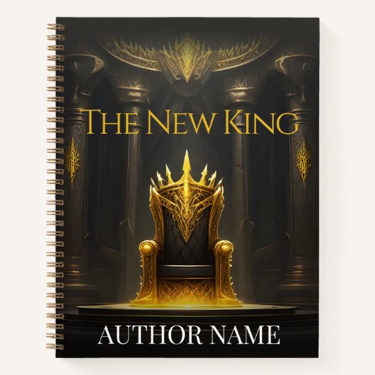 Carnet d'Inspiration Gold King Throne (Devant)
