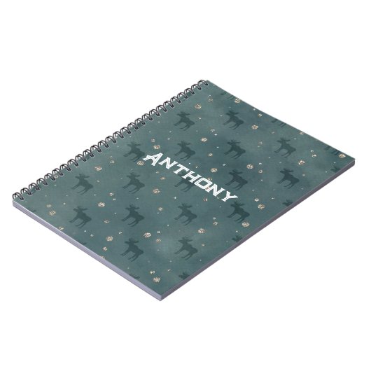 Carnet d'inspiration scandinave. Nom modifiable (Côté gauche)