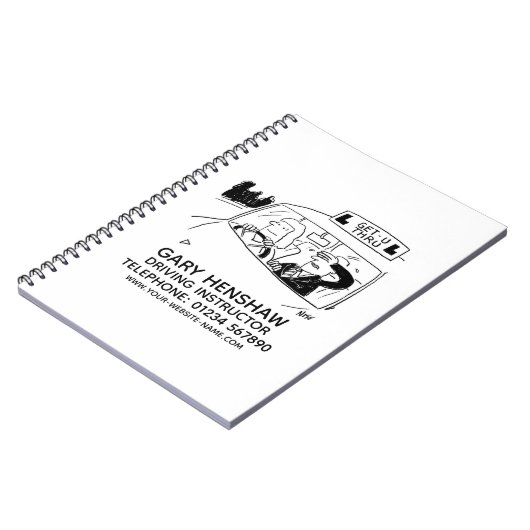 Carnet d'instructeur de conduite (Côté gauche)