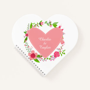 Carnet d'invité du mariage de texte personnalisé H