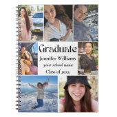 Carnet diplômé 7 photos collage 2025 graduation (Devant)