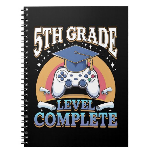 Carnet Diplômé de 5e année Niveau Complète Diplômé de jeu (Devant)