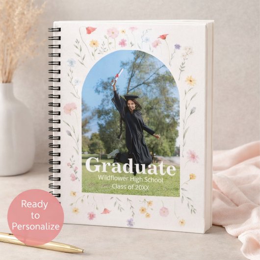 Carnet Diplôme de fleurs sauvages