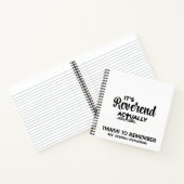 Carnet Diplômé de la Bible Ordination C'EST ACTUELLEMENT (Intérieur)