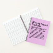 Carnet Diplômé de l'école de Divinité (Intérieur)