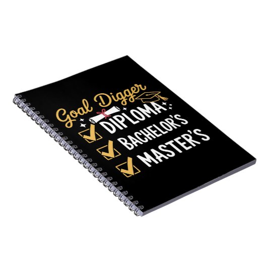 Carnet Diplômé de Master Objectif Creusé Maîtrisé Classe (Côté Droit)