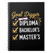 Carnet Diplômé de Master Objectif Creusé Maîtrisé Classe (Devant)