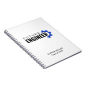 Carnet Diplômé personnalisé pour futur ingénieur (Côté Droit)