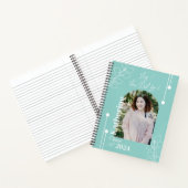 Carnet Diplôme Simple Feuillage Photo Aqua (Intérieur)